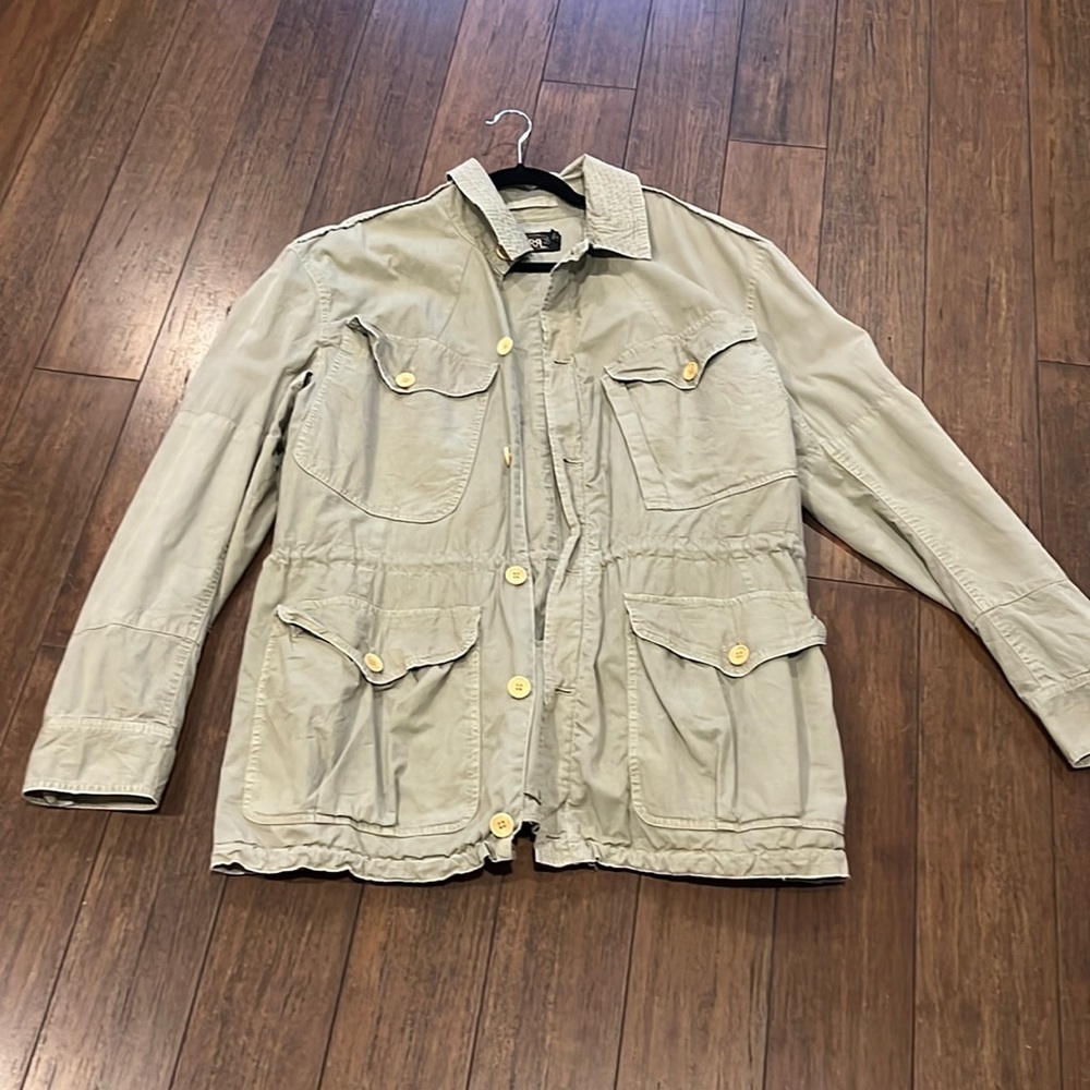 Double R Ralph Lauren distressed khaki size XXL. Men’s jacket!